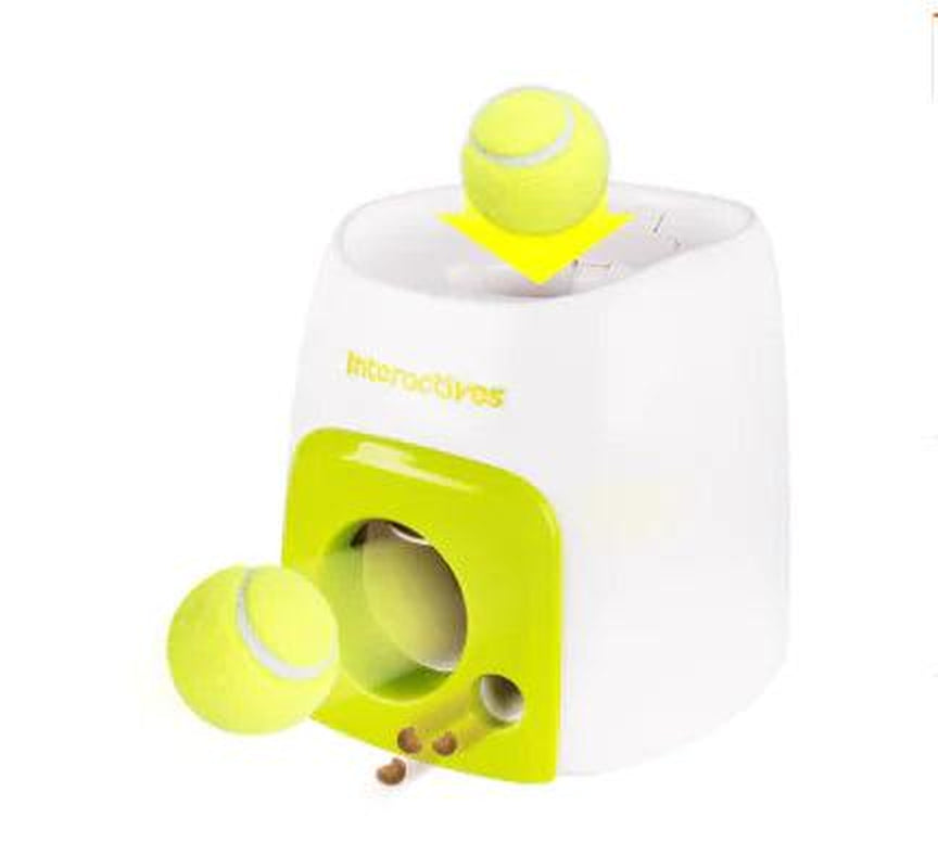 Smart Pet Feeder with Auto Tennis Ball Launcher