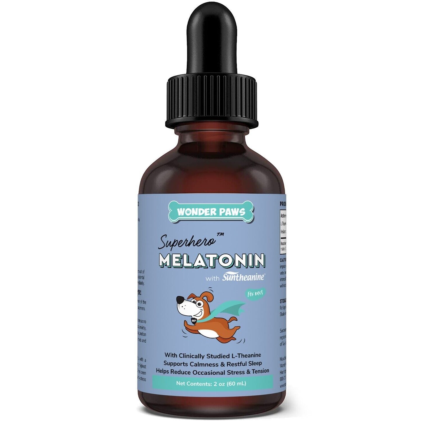 Wonder Paws Melatonin for Dogs – Pet Melatonin with L-Theanine (Suntheanine®)