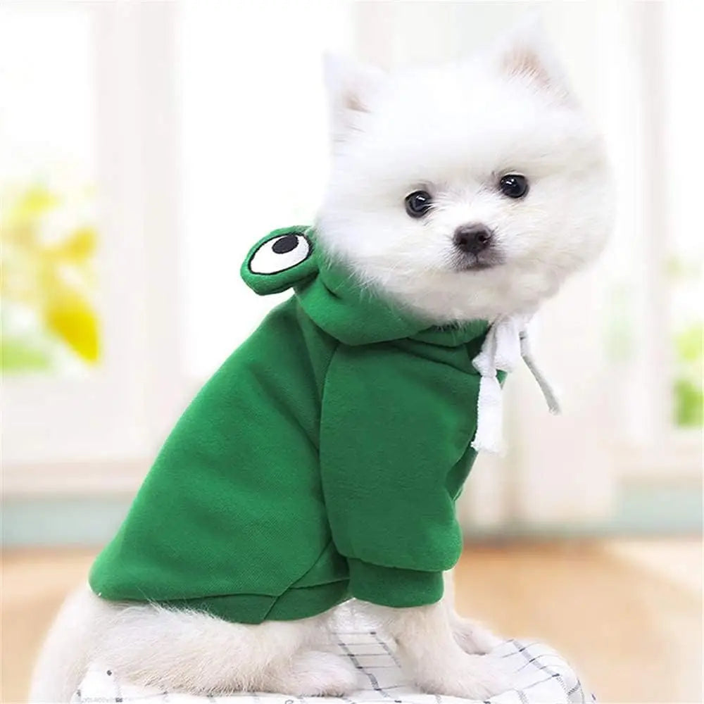 Dog Frog Hooded Sweatshirt