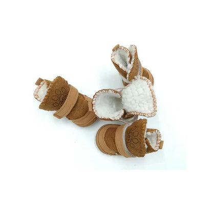 Premium Cashmere Cotton Pet Snow Boots