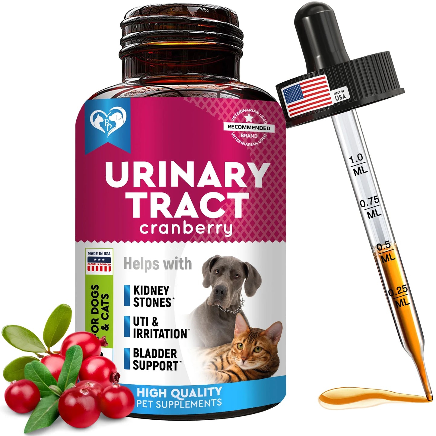 Cat & Dog Urinary Tract Infection Treatment & Natural UTI Cranberry