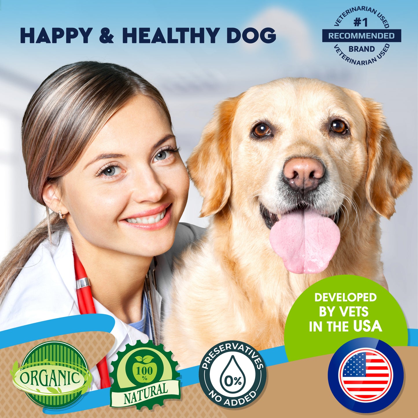 Dewormer for Dogs & Cats - Made in USA 