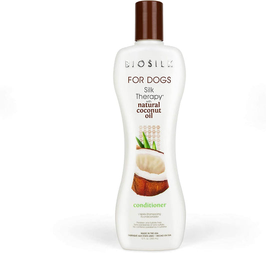 Biosilk for Dogs Silk Therapy Conditioner with Natural Coconut Oil