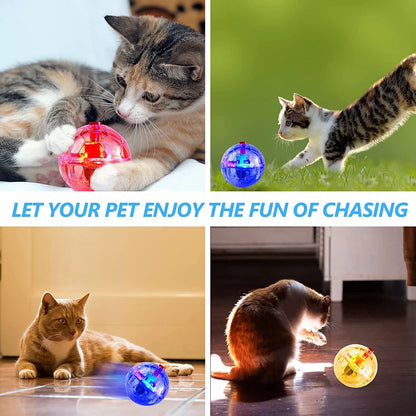 3 Pcs Light up Cat Balls