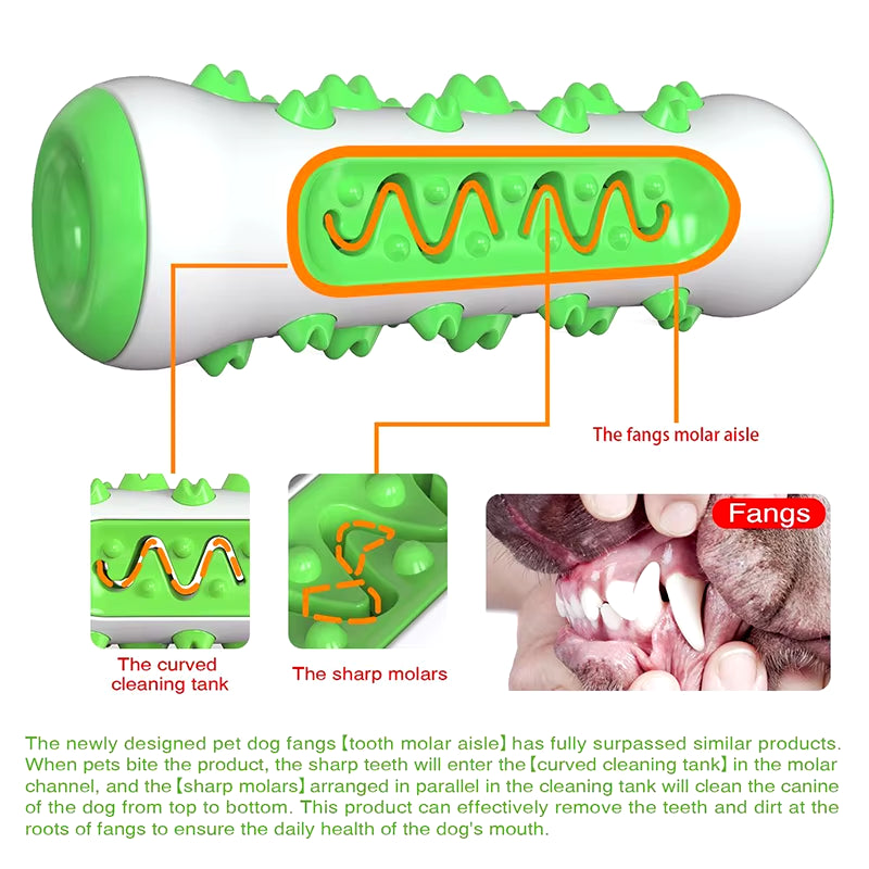 Rubber Dog Molar Toothbrush