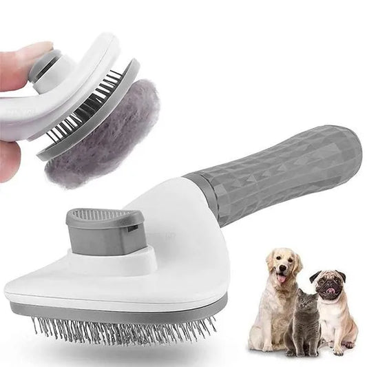 Self Cleaning Slicker Brush for Dogs and Cats