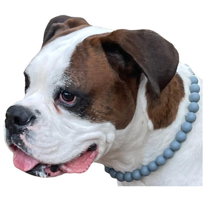 Dog Necklace (Medium (16-18"), Solid, Red)