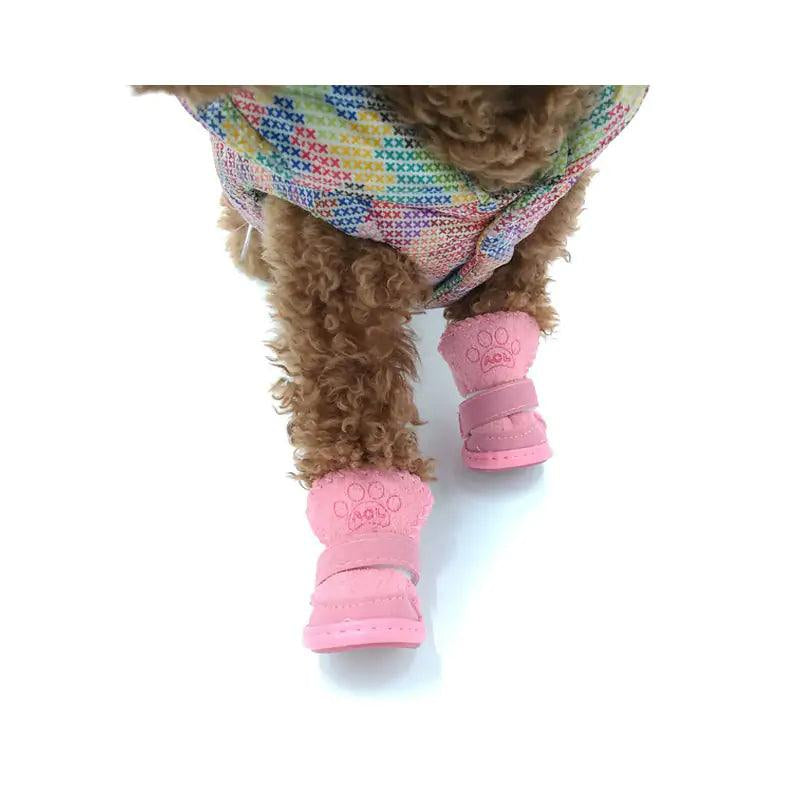 Premium Cashmere Cotton Pet Snow Boots