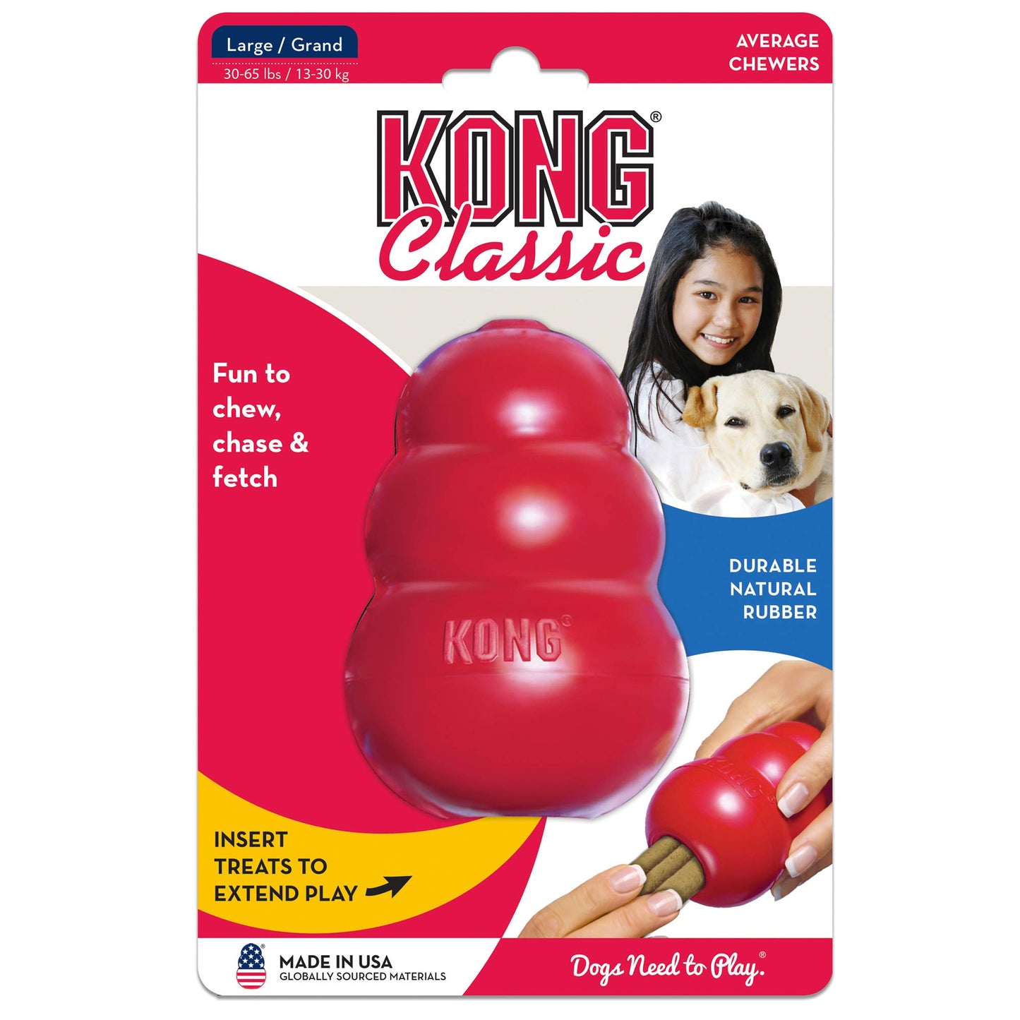 KONG Classic Stuffable Dog Toy