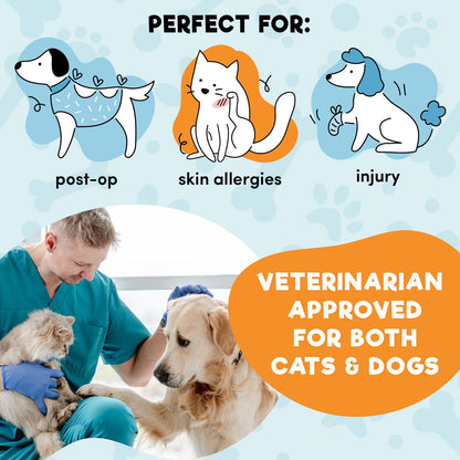 BENCMATE Protective Inflatable Collar for Dogs and Cats