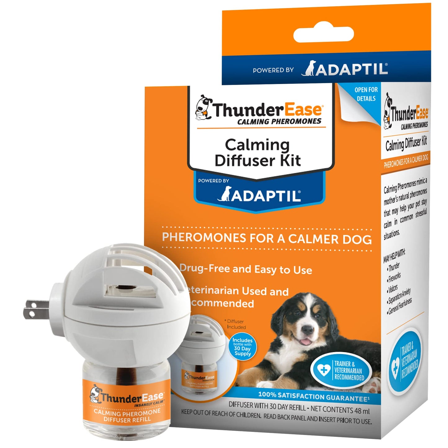 ThunderEase Dog Calming Pheromone Diffuser Kit | Powered by ADAPTIL