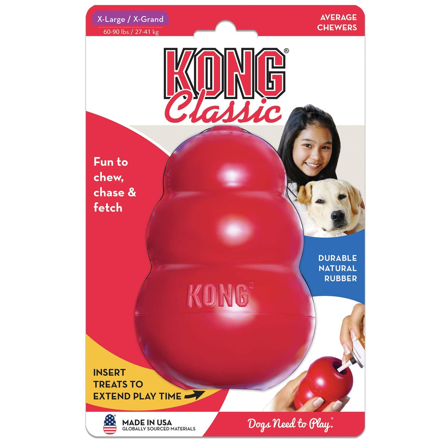 KONG Classic Stuffable Dog Toy