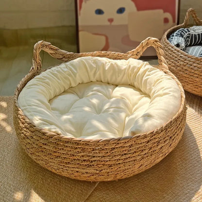  Handmade Vine Woven Cat Nest