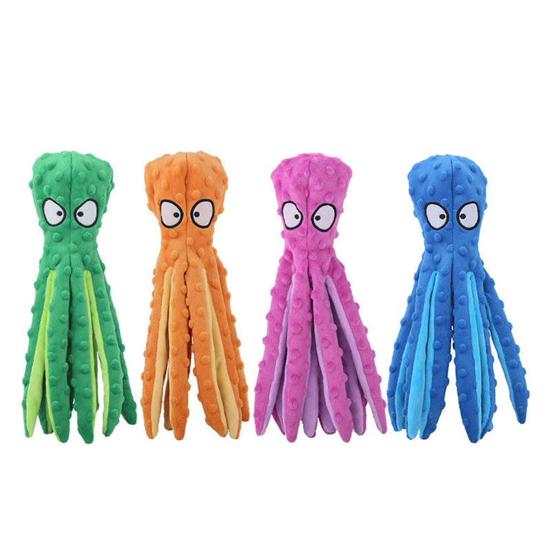 Pet Plush Octopus Toy 