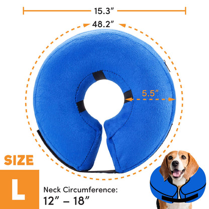 BENCMATE Protective Inflatable Collar for Dogs and Cats