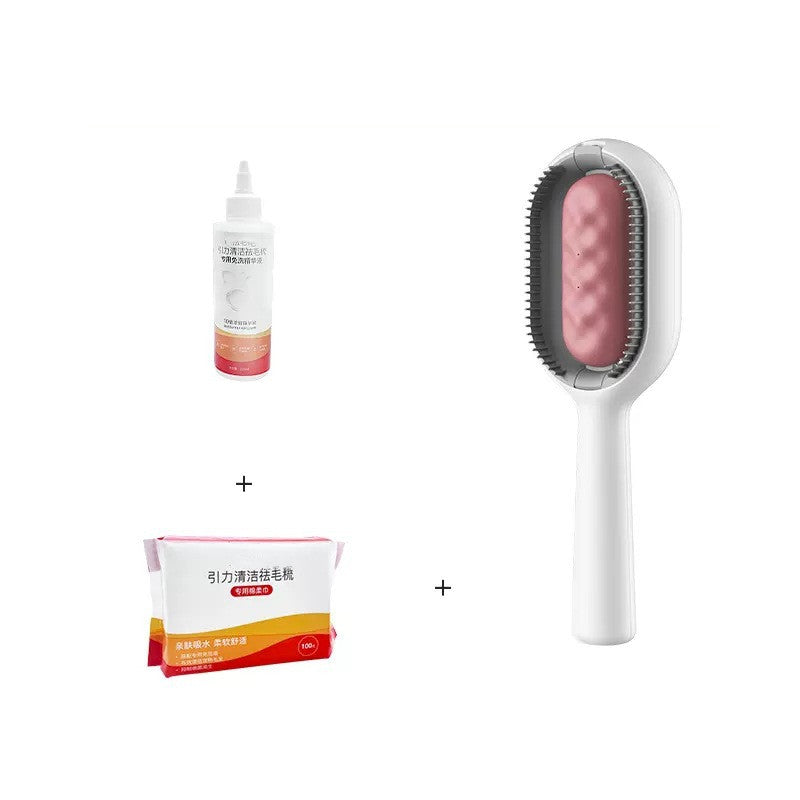 Pet Grooming Brush Dematting Dog Comb Cat Brush to Remove Floating Hair Sticky Hair with Tank Pet Cleaning Supplies