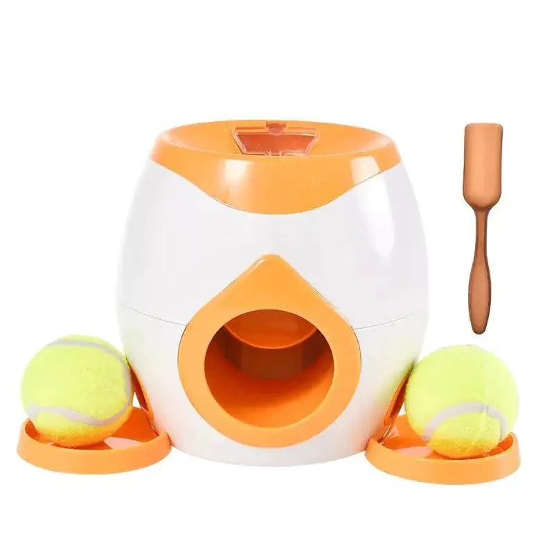 Smart Pet Feeder with Auto Tennis Ball Launcher