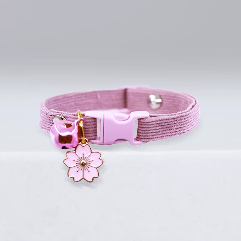 Soft Corduroy Adjustable Cat Collar