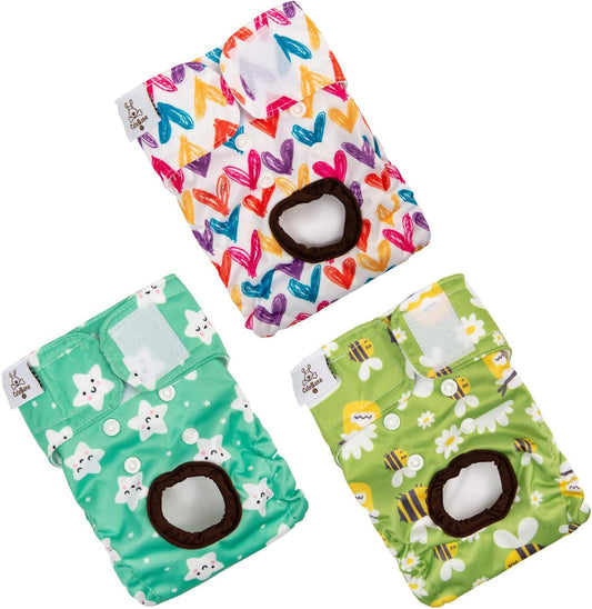 Reusable Dog Diapers Female-3 Pack 