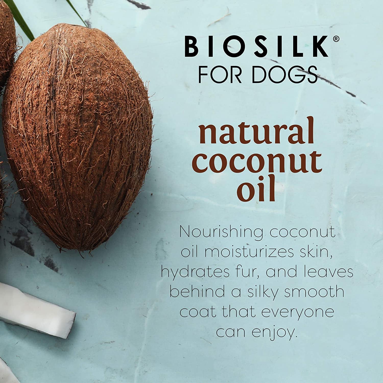 Biosilk for Dogs Silk Therapy Conditioner with Natural Coconut Oil