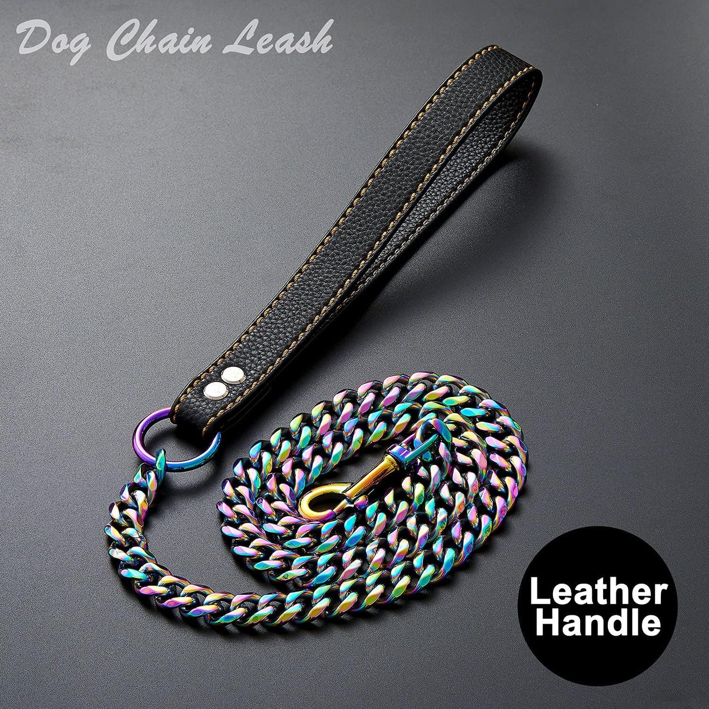 Chain Leash for Medium Large Dogs 3.5ft