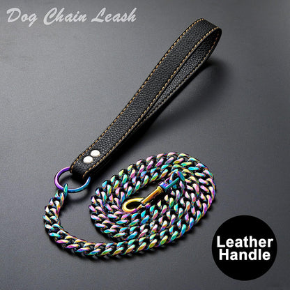 Chain Leash for Medium Large Dogs 3.5ft