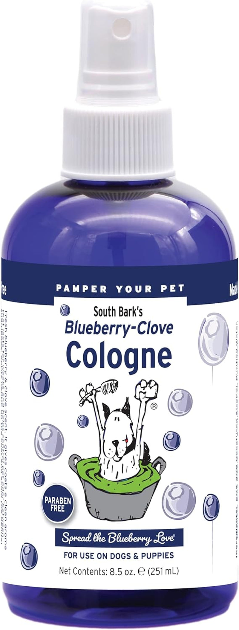 South Bark'S Blueberry Clove Dog Cologne 8.5 Oz