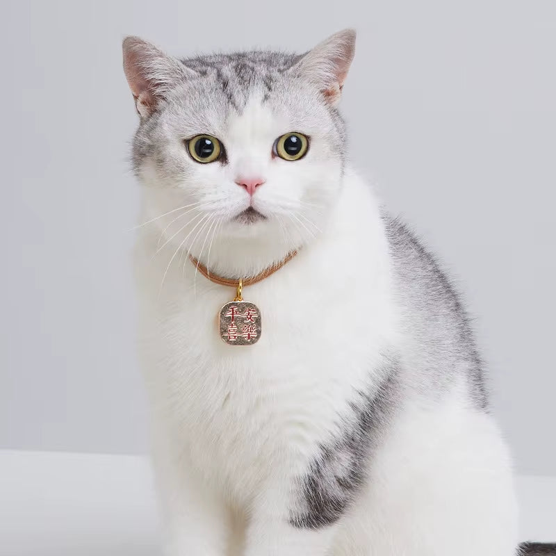 Soft Corduroy Adjustable Cat Collar