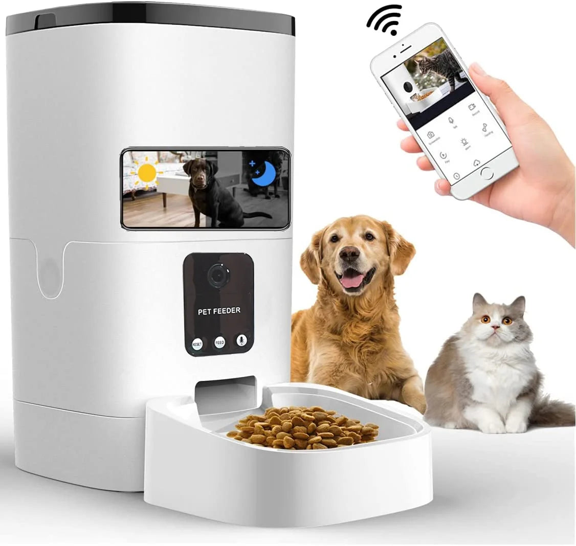 6L Automatic Pet Feeder for Cats and Dogs