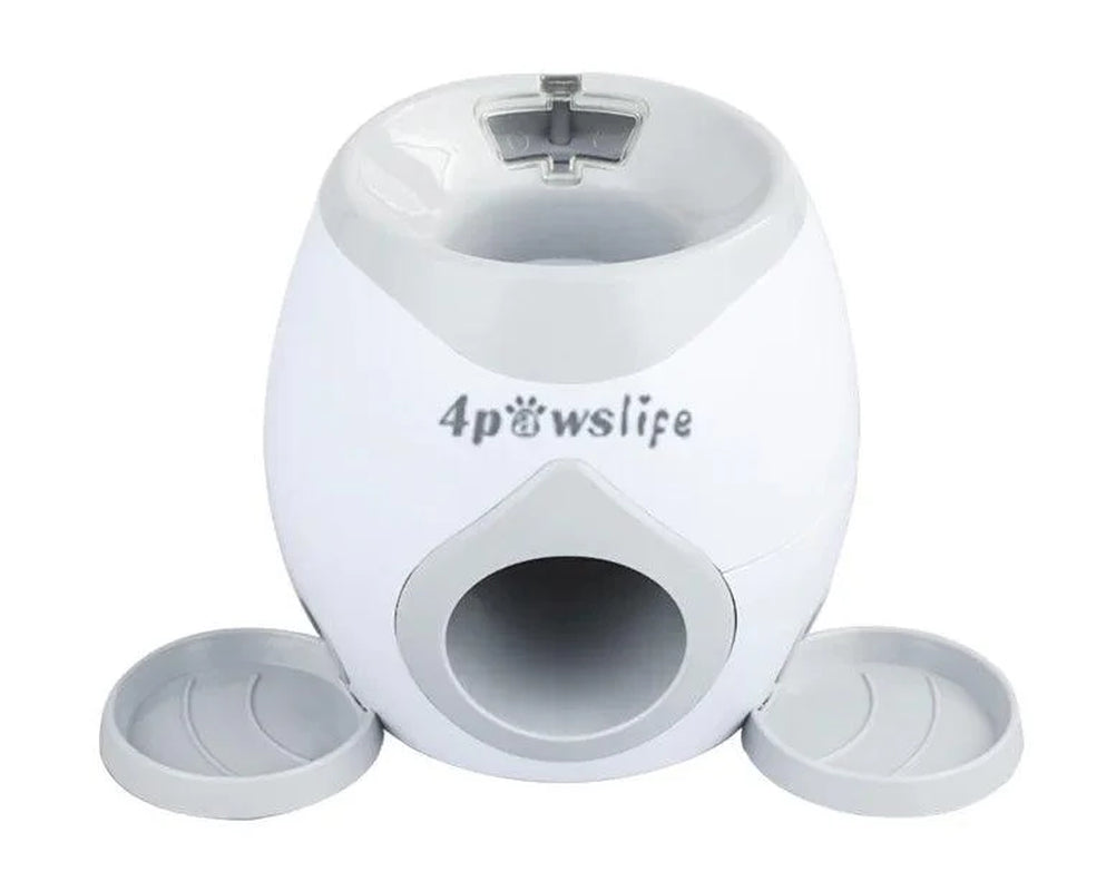 Smart Pet Feeder with Auto Tennis Ball Launcher